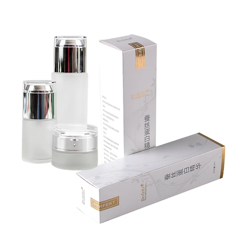 Glass Dropper Bottle Box Cosmetic Beauty Packaging Essential Oil Box New Design Custom 5ml 30ml 60ml Coated Paper Rectangle packaging reference