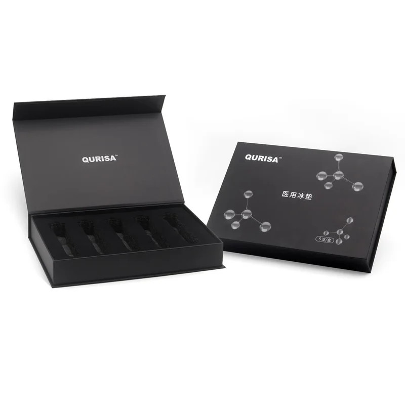 Luxury Black Magnet Magnetic Packing Box Packaging With Insert packaging reference