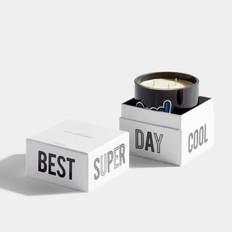 Custom Made Premium Cardboard Caja Caixa De Vela Boite a Bougie 10oz 8oz Scented Candle Gift Box for Votive Candles packaging reference