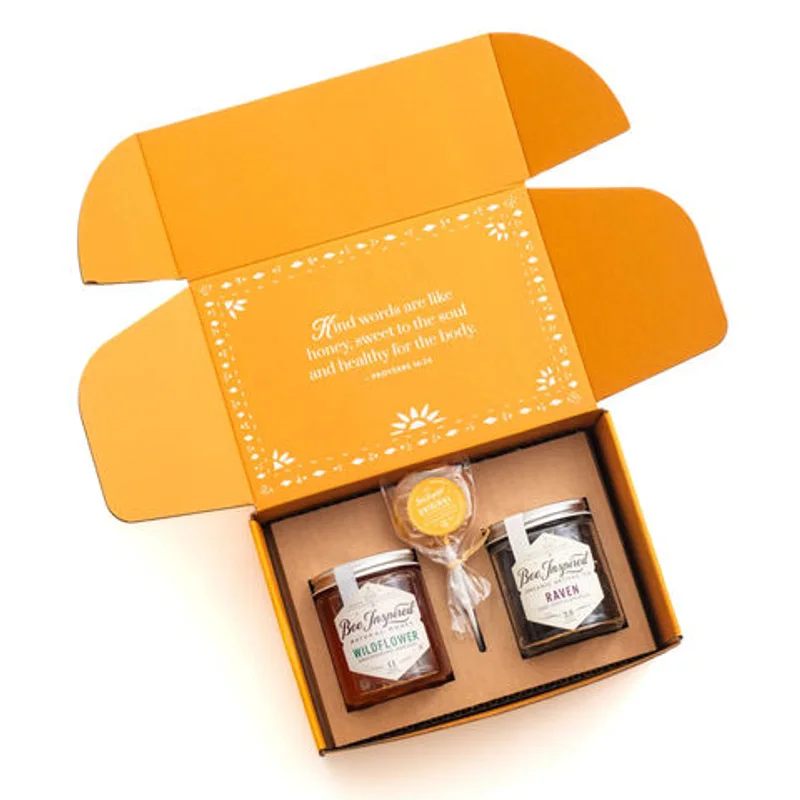 Custom Logo Corrugated Bee Honey Glassware Glass Jar Bottle Shipping Mailer Packaging Box for Glassware packaging reference