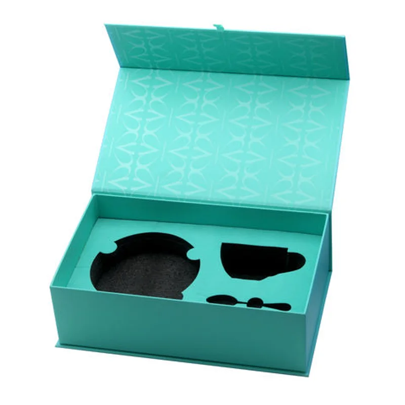 Custom Luxury Cardboard Paper Ceramic Coffee Tea Cup Mug Teapot Packaging Box With Foam Insert packaging reference