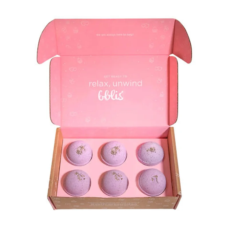 Custom Cardboard Paper Bath Bomb Box Packaging for Bath Bombs packaging reference